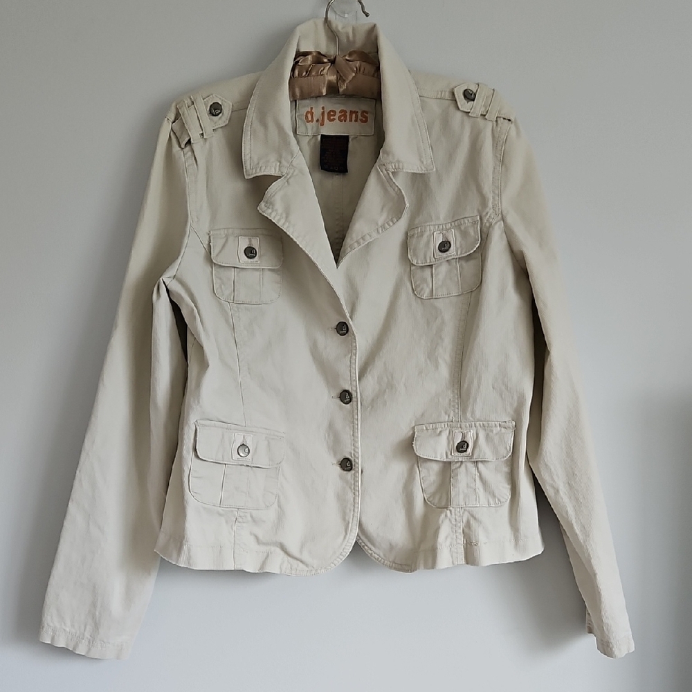 D. Jeans Safari Cargo Womens Jacket